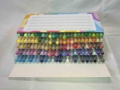 Elvenora 120 Colors Acrylic Paint Markers Set Soft Brush Tip Pens For Rock Wood
