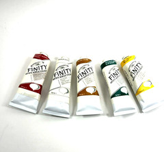 Winsor & Newton Finity Acrylic Paints 60ml – Lots of 5 Colors – Almost Full