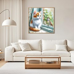 Cat Diamond Art Kits for Adults – Diamond Painting Kits for Adults Beginner,,DIY