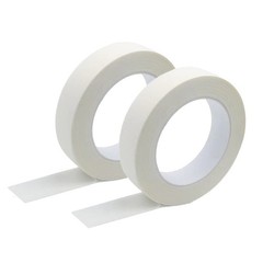 Beige White Masking Tape, 1 Inch x 55 Yards, 2 Rolls | Painters Tape for Stat…