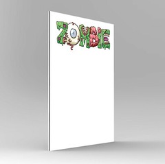 🧟 Zombie Artist Sketch Blank Trading Cards 2.5″x 3.5″ – 32pt Thick – 5 Cards 🧟