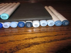 28- LOT~COPIC SKETCH MARKERS ~B & BG SERIES~JAPAN~WHOA!!