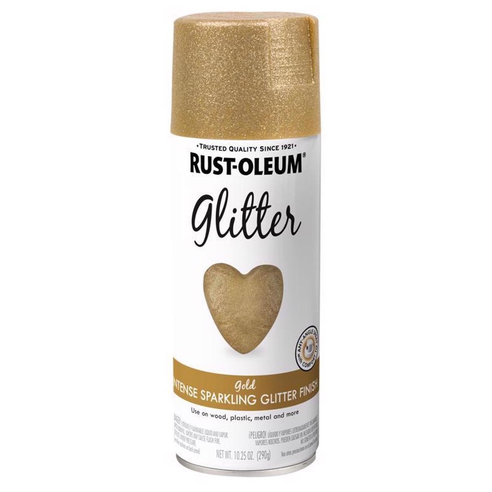 Rust-Oleum Specialty Glitter Gold Spray Paint 10.25 oz (Pack of 6)