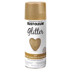 Rust-Oleum Specialty Glitter Gold Spray Paint 10.25 oz (Pack of 6)