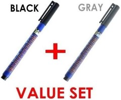 Gm01 Black Fine Line & Gm02 Gray Fine Line Value Set