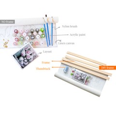 Paint By Numbers Adults Desert Rose DIY Painting Kit 40x50CM Canvas