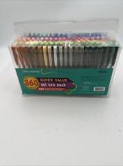 Feela FAGP360 360 Colors Gel Pens Set Missing One Used