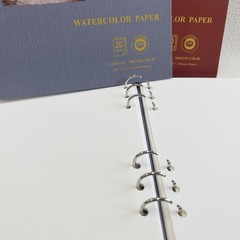 MAIMOUFIN Watercolor Journal,100% Cotton Watercolor Paper, 7.6″ x 7.6″,20 She…
