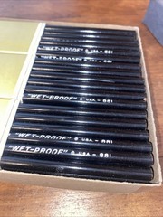 Vintage Six Dozen (72 Total) General Pencil Wet-Proof 881