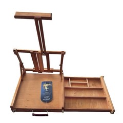 Winsor Newton Arun Table Box Easel Beechwood Portable Travel Studio Sketch Art