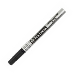 41102 Sakura Pen-Touch Paint Marker, Extra Fine 0.7mm, Metallic Silver Box of 12