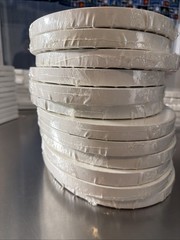 Lot Of 12 – 12 X 9 Inch Stretched Canvas Oval Shaped Frames NOS New Condition