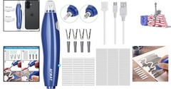 Electric Eraser with Comfortable Grip – 140 Refills for Drawing & Sketching