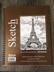 BAZIC 6 Premium SKETCH BOOK Paper Pad 6″ x 8″, 12″x 18″ ,8.5″x10″,9″x12 Tracing