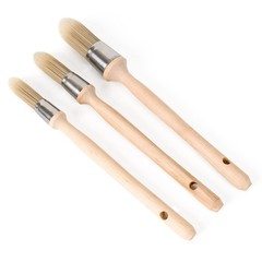 Trim Painting Tool, 3 Packs with 0.6Inch, 0.75Inch, 1Inch Small Paint Brushes…