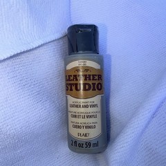 Plaid Leather Studio Acrylic Paint 2 oz White for Leather and Vinyl