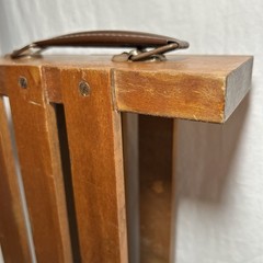 Antique Beckers Double Display Stand Portable Easel Sweden Wet Canvas Carrier