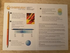 Artist quality Chameleon color tones Double Ended Coloured Pencils Set 50 Colors
