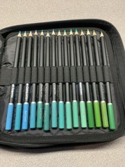 Castle Arts 120 Colored Pencil Set with Zippered Zip Case, Multicolor