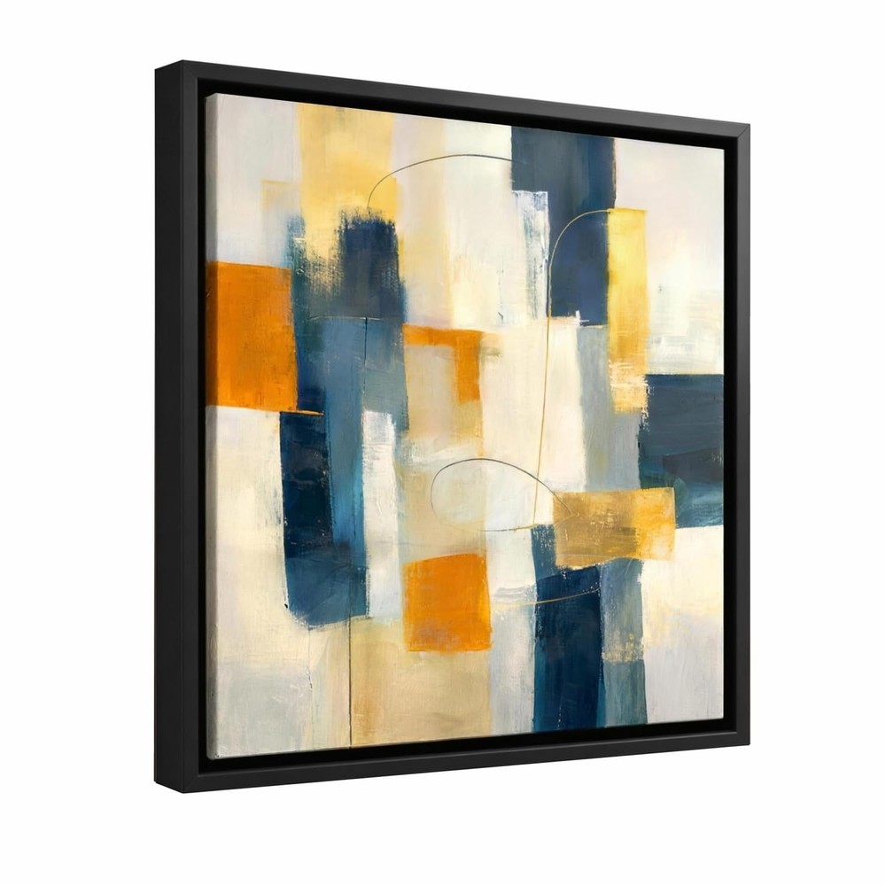 Premium Canvas Floating Frame – 1.25″ Gallery Depth Floater Frame with Faux W…