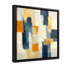 Premium Canvas Floating Frame – 1.25″ Gallery Depth Floater Frame with Faux W…