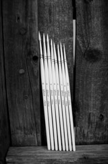 Ghost Miniature Paint Brush Set 8 Detail Paintbrushes & 3 Dry Brushes