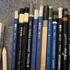 Art Pencil And Eraser Drawing Sketching Lot