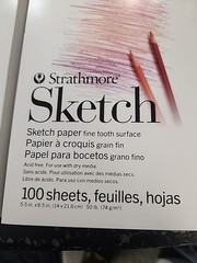Strathmore 200 Series Sketch Pad 5.5 in x 8.5 in / 100 Sheets