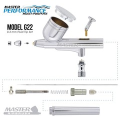 Airbrush Kit Dual Action Gravity Feed With Compressor 03mm Tip Craft Art Tattoo