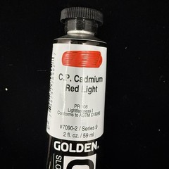 Golden OPEN Slow-Drying Acrylics Set Of 7 w/1 Qt Bucket & Palette Knife NEW