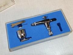 Rare HTF Olympos Japan HP-8C Professional Mini Airbrush Single Action 