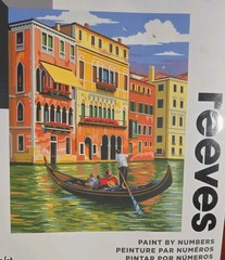 NEW Reeves Paint by Number Kit 9 x 12 Venice, ITALY Gondola on a Canal
