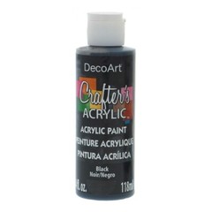 DECOART Black Acrylic Paint Case of 36 FREE SHIPPING