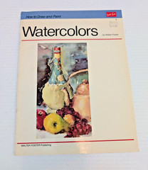 Lot of 4 How to Draw and Paint Walter Foster Vintage +1 Begin Drawing for Young