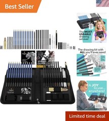 40 Piece Drawing and Sketching Set with Tutorial | for Artists, Professional…