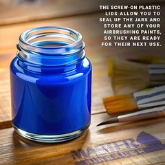3/4oz Glass Jars with Plastic Screw-On Lids – 10-Pack