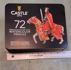 Castle Art Supplies 72 Watercolor Pencils Set, Vibrant Pigments for Blending,…