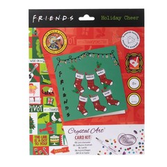 CraftBuddyUS CCK-WBFDS602: Holiday Cheer Crystal Art Card Kit 18x18cm