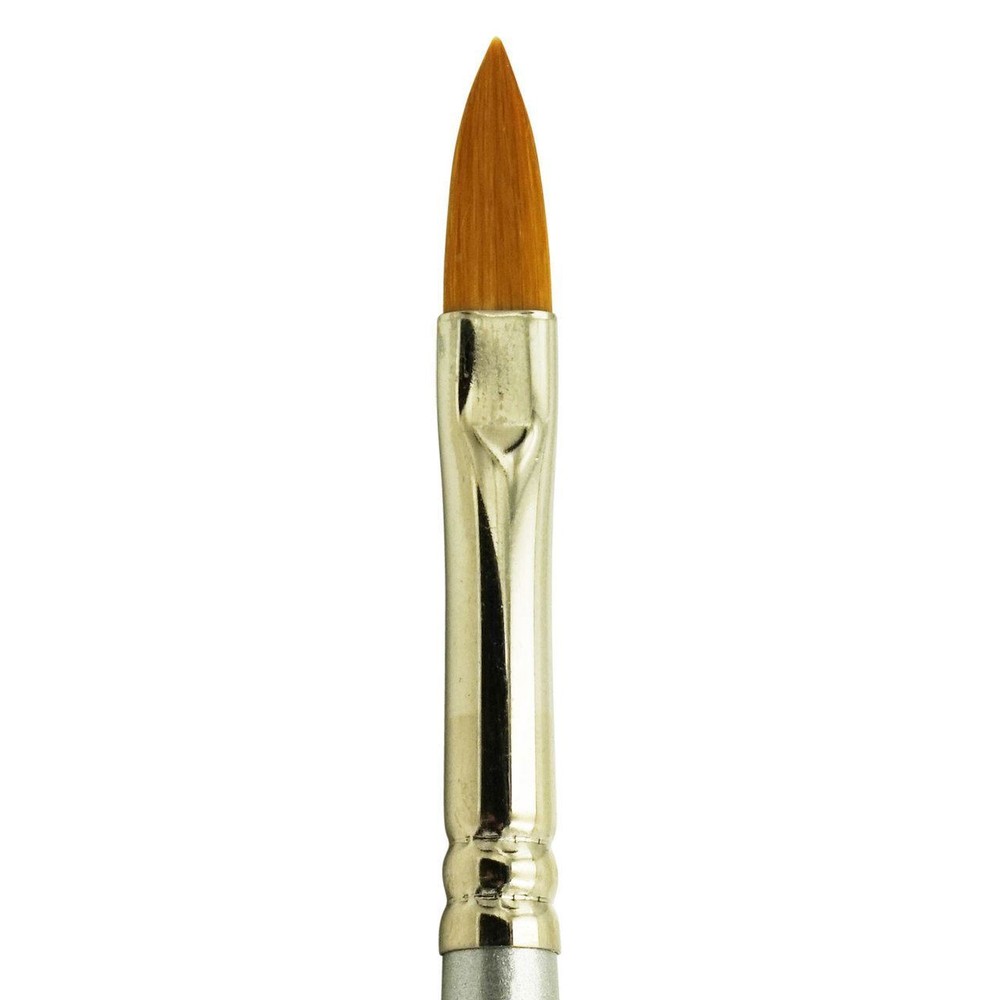 2400 Golden Taklon Synthetic Cats Tongue Brush