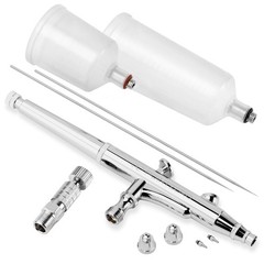 Dual Action Airbrush Kit with 2 Large Cups