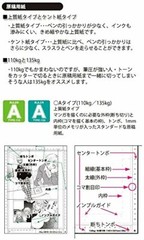 Derita New DELETER Comic Book Paper A4, with scaleA 135kg Thick 40 sheets Manga
