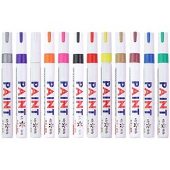 3 PCS Waterproof Permanent Paint Marker Pen Car Tyre Tire Tread Rubber Metal NEW