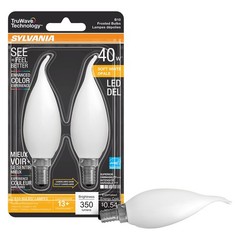Sylvania LED TruWave Natural Series Candelabra Base Light Bulb, 40W Equivalent,