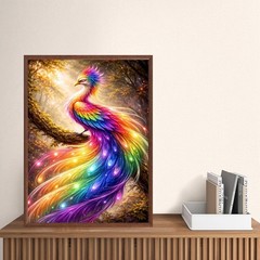 Phoenix Diamond Art Kits for Adults,Round Full Drill 5D Diamond Painting Kits Z