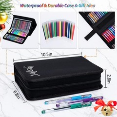 Aen Art 160 Gel Pens, 40% More Ink, Adult Coloring, Drawing