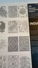 New/Sealed INDIA 16 Marker Colouring Sheets Pepin Felt Tip Pens/Markers