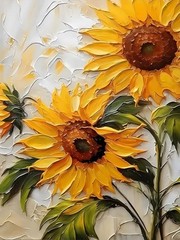 Sunflower Paint by Numbers Kit for Adults Beginner,Paint by Number Kits on Ca..