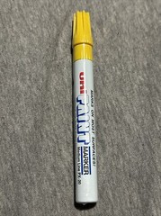 Uni-Paint PX-20 Oil-Based Paint Marker, Medium Line, Yellow