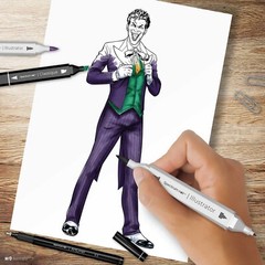 SPECTRUM NOIR – Fan Art Like a Pro Art Kit – THE JOKER