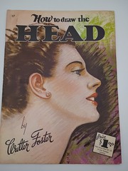 Vtg “How to Draw the Head” Walter T. Foster No 17 Art Instruction Manual